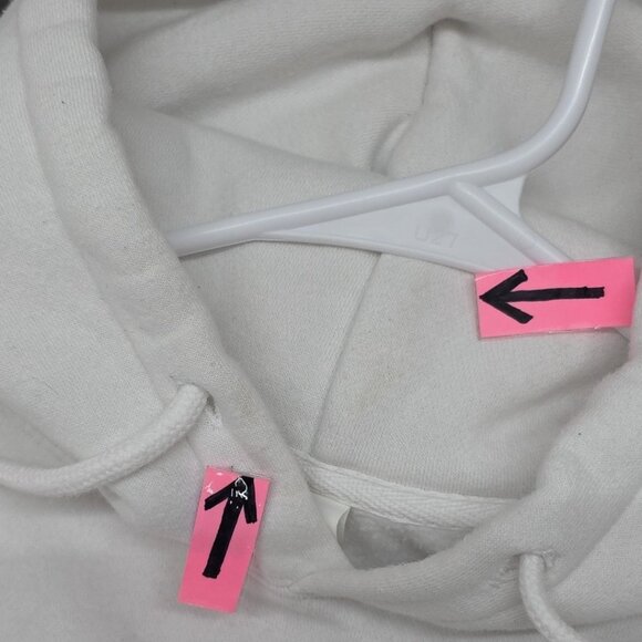 Brisco Brands California Bear Hoodie Mens Size Small White Sweatshirt **READ** - Picture 15 of 16